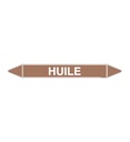 Marqueur tuyauterie HUILE