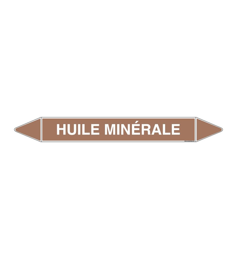 Marqueur tuyauterie HUILE MINERALE