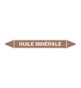 Marqueur tuyauterie HUILE MINERALE
