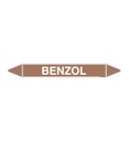 Marqueur tuyauterie BENZOL