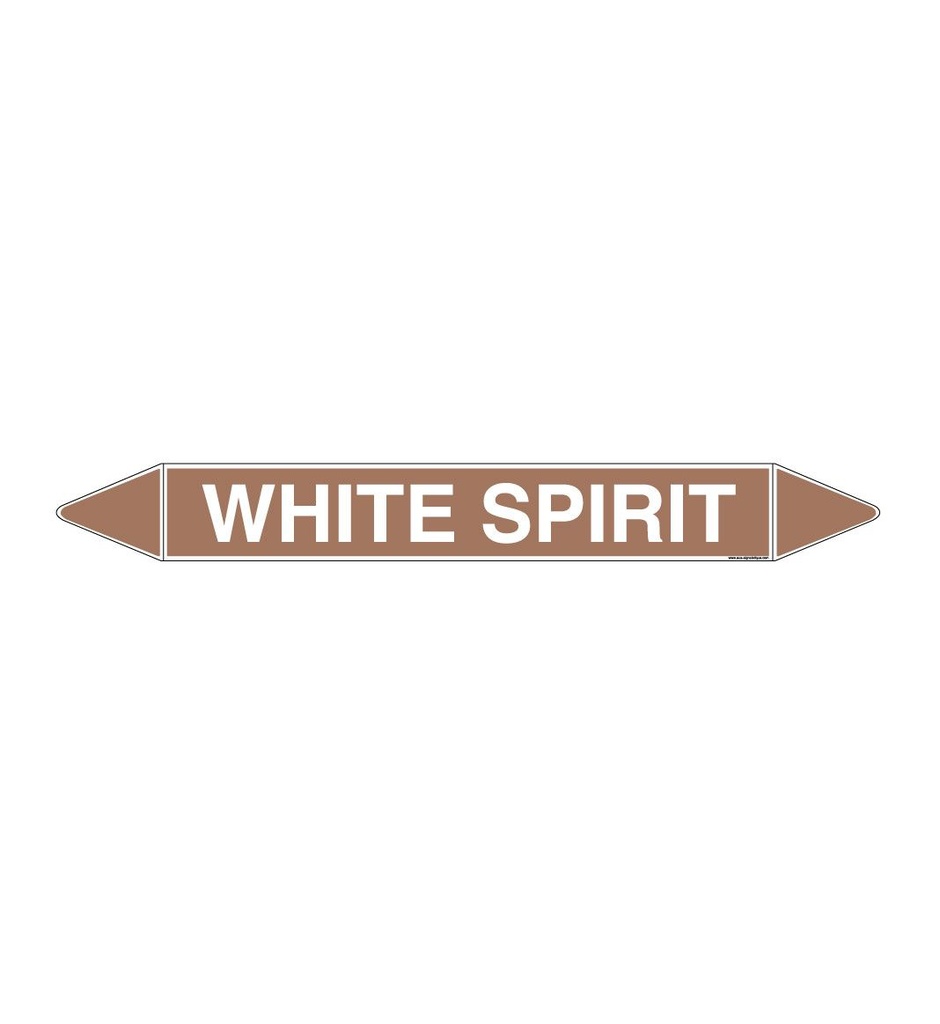 Marqueur tuyauterie WHITE SPIRIT