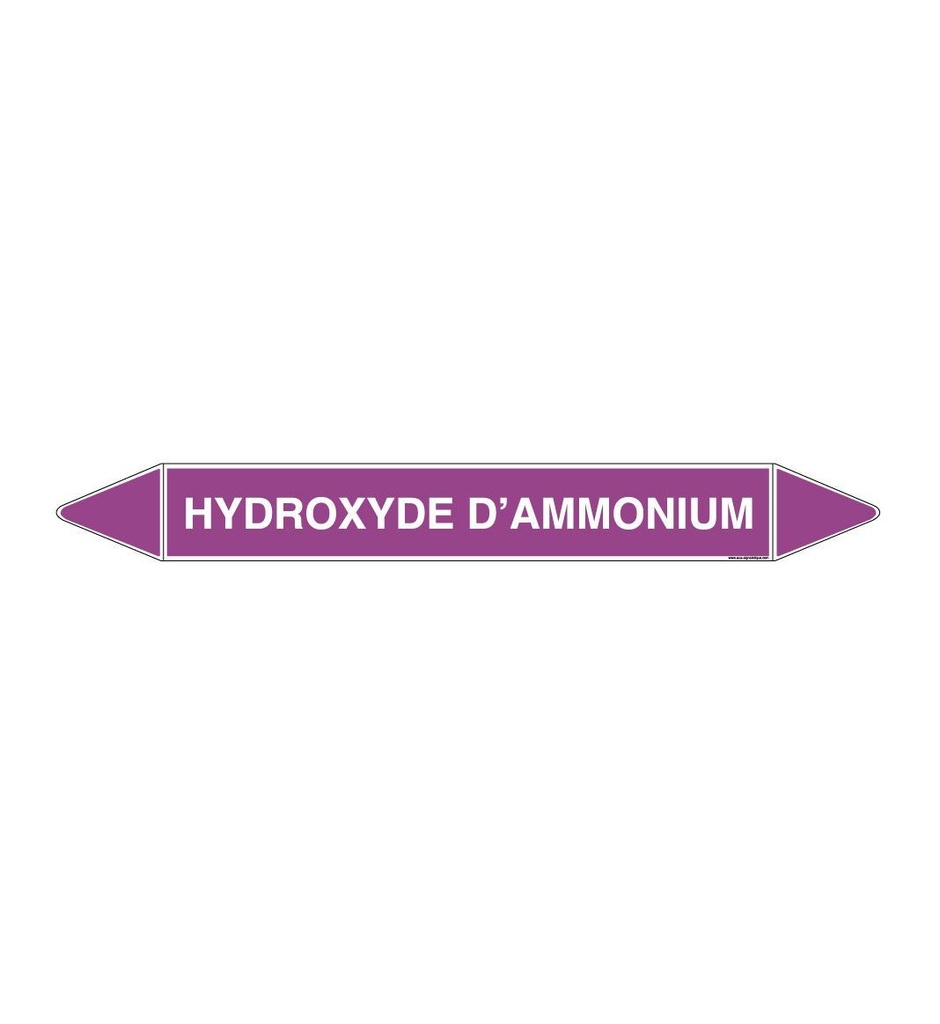 Marqueur tuyauterie HYDROXYDE