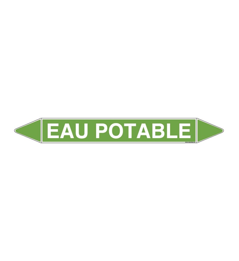 Marqueur tuyauterie EAU POTABLE