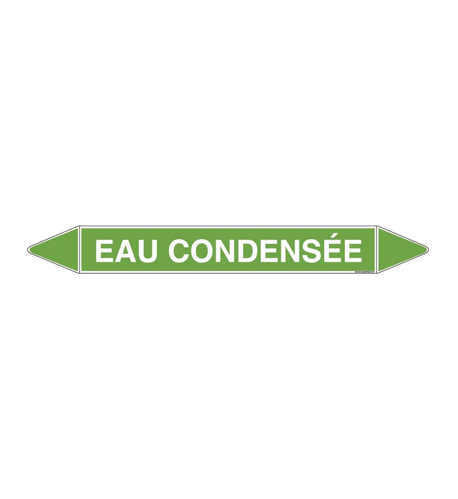 Marqueur tuyauterie EAU CONDENSÉE