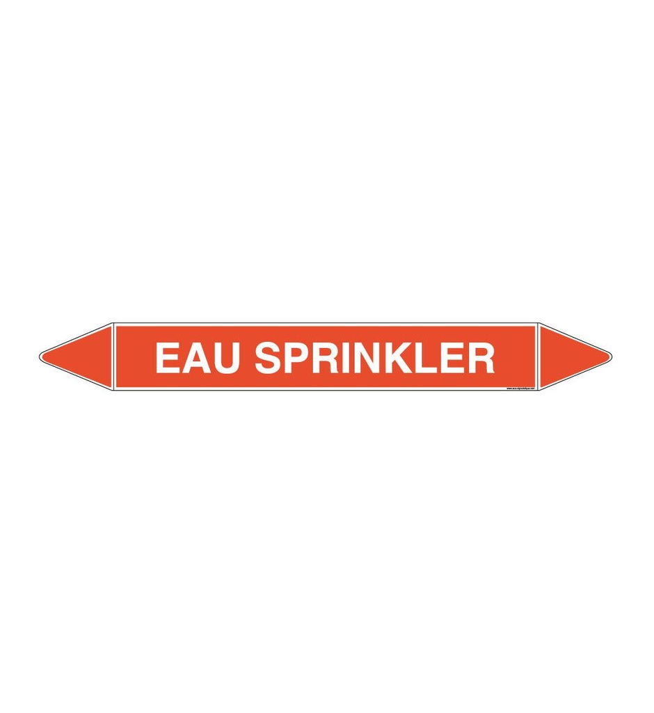 Marqueur tuyauterie EAU SPRINKLER
