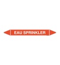 Marqueur tuyauterie EAU SPRINKLER