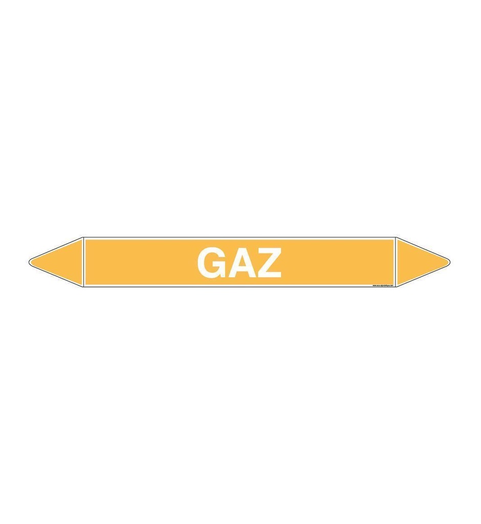 Marqueur tuyauterie GAZ