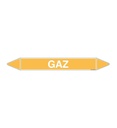 Marqueur tuyauterie GAZ