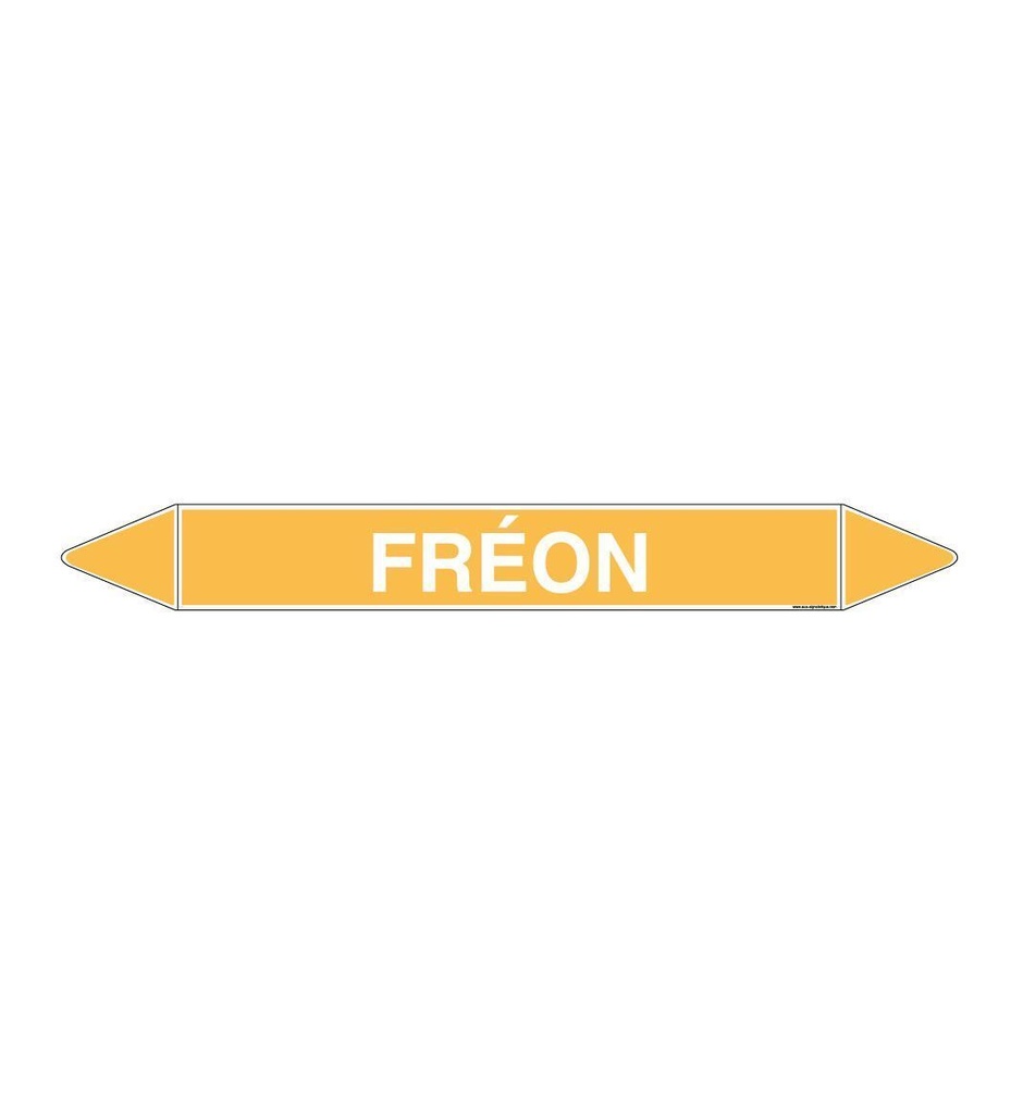 Marqueur tuyauterie FREON