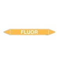 Marqueur tuyauterie FLUOR