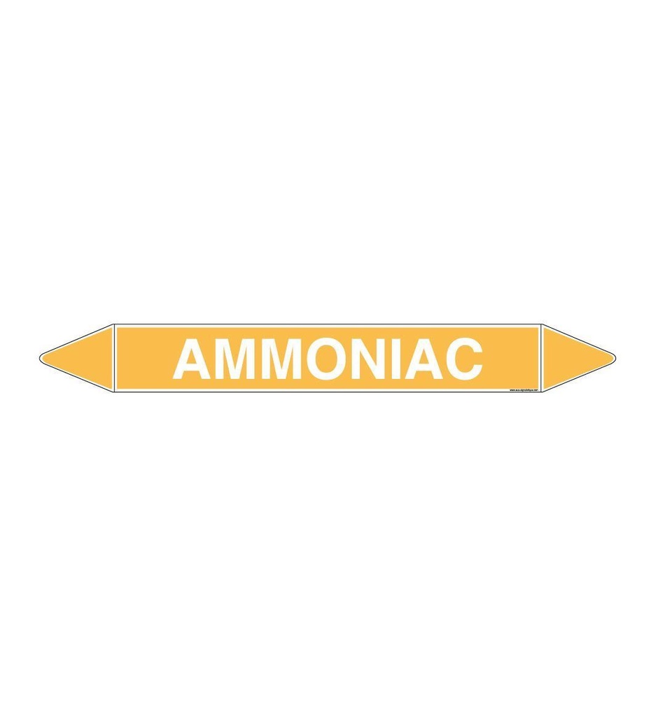 Marqueur tuyauterie AMMONIAC