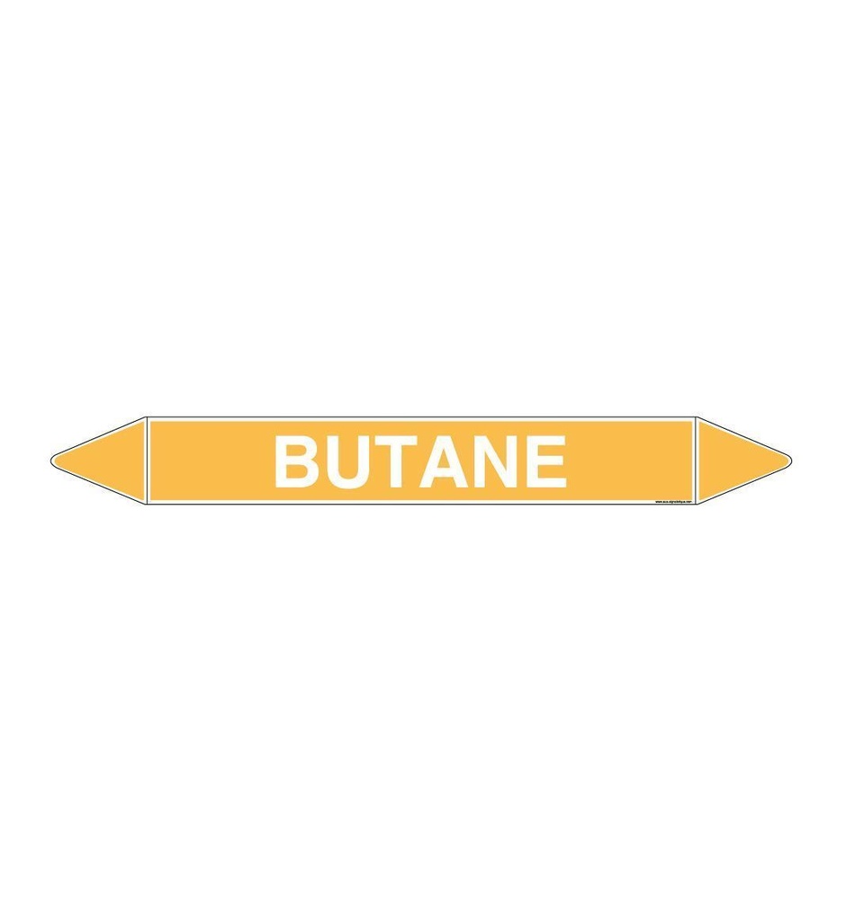 Marqueur tuyauterie BUTANE
