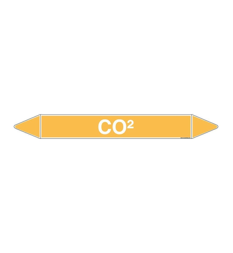Marqueur tuyauterie CO2