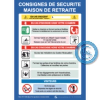 Consigne de Sécurité Maison de Retraite