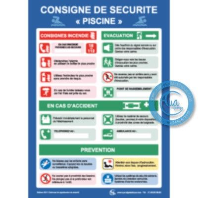 Consignes de Sécurité Piscine