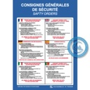 Consignes de sécurité 6 langues