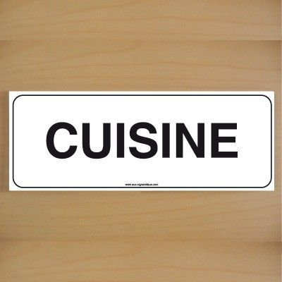 [7204-B-v-160] ClassicSign - Cuisine (Vinyle Autocollant)