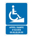 Panneau Appel rampe d'accès - AI