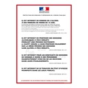 Consigne Restrictions vente d'alcool - B
