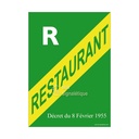 Affiche Licence Restaurant R