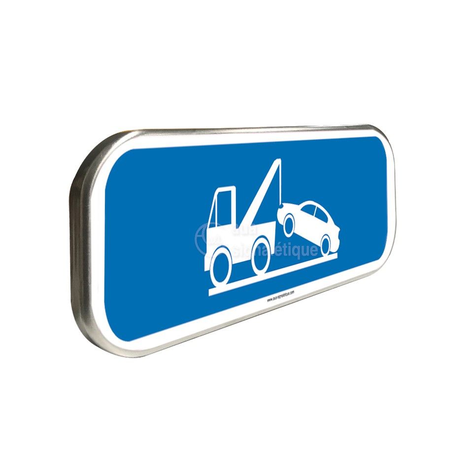 Mise en Fourrière - Panneau Aluminium type routier