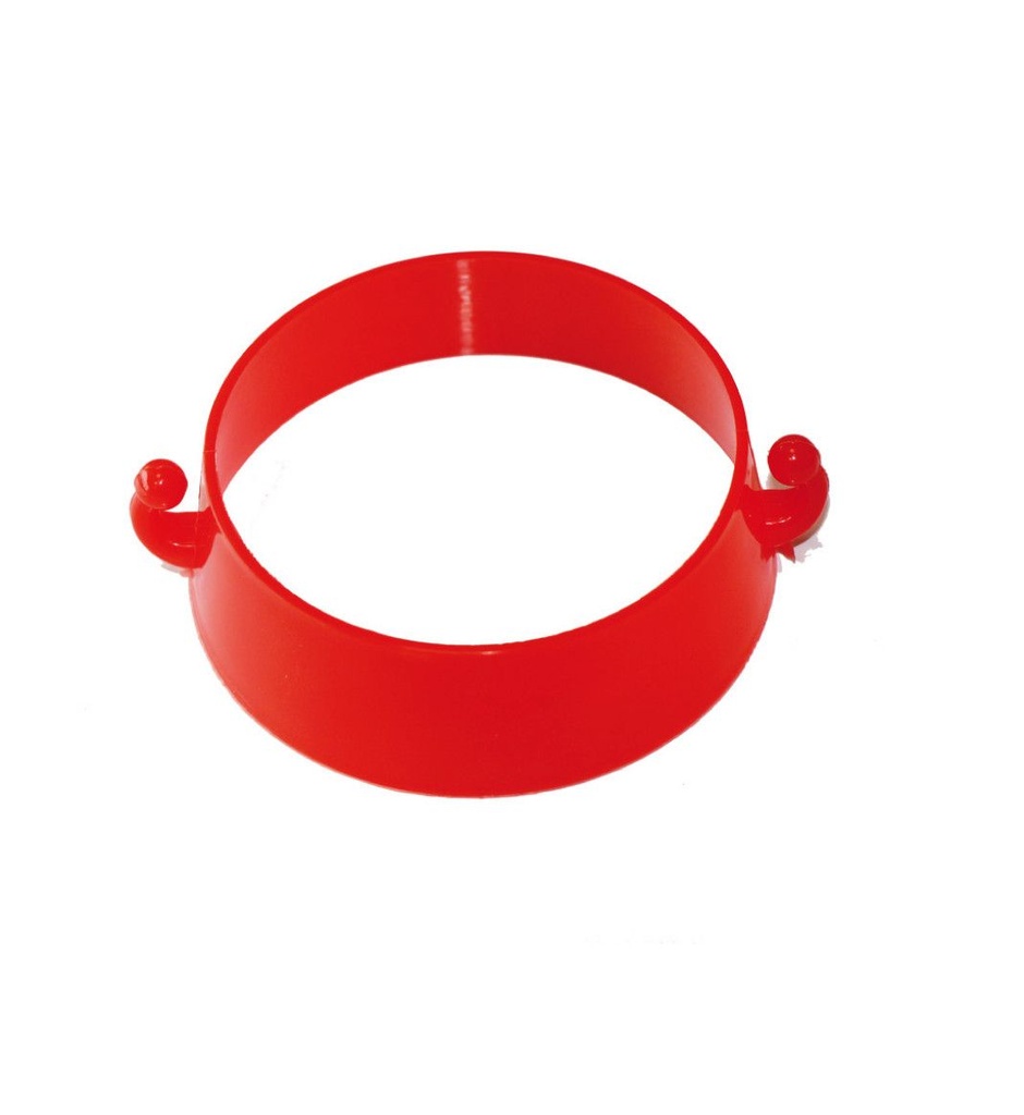 [202189-lot1] Support Chaîne 2 Crochets à Clipser sur Cône de Signalisation – Marque AUA Signalétique (Lot de 1)