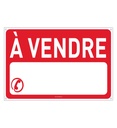 Panneau Immobilier A Vendre / A Louer En Akilux 5 mm - Pré-Percé
