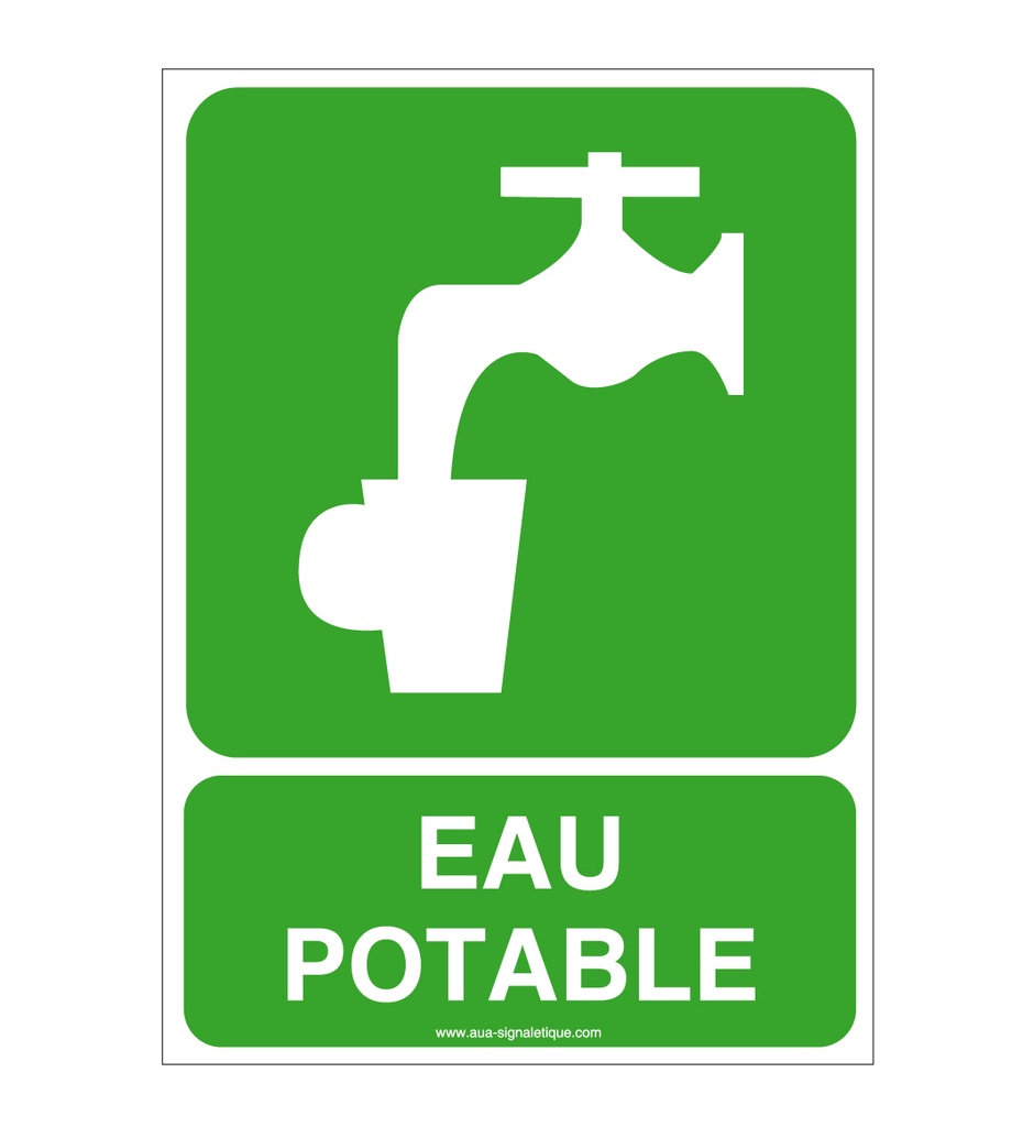 Panneau Eau potable-AI