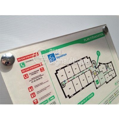 [1205] Plan d'évacuation PlexiDesign A3