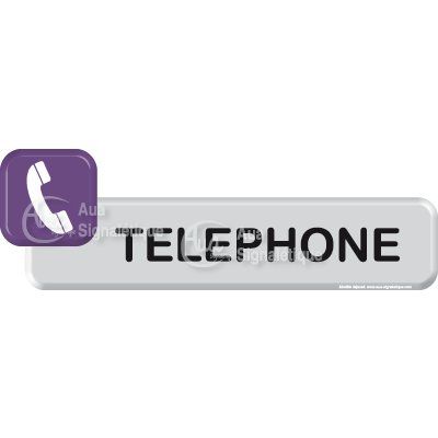 [1053-F-04] Autocollant VINYLO -Téléphone (Bleu)