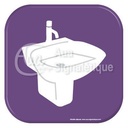 Autocollant Vinylopicto  lavabo