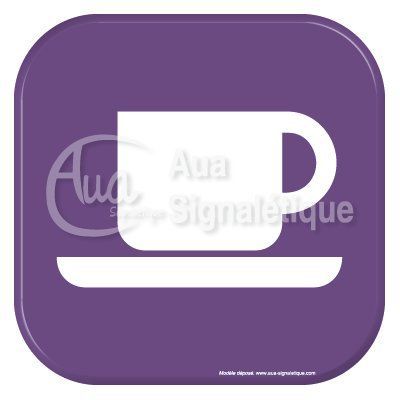 Autocollant Vinylopicto cafétéria