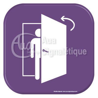 Autocollant Vinylopicto Fermer la porte SVP