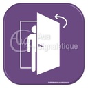 Autocollant Vinylopicto Fermer la porte SVP