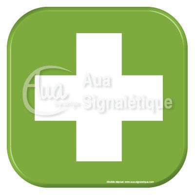 Autocollant Vinylopicto infirmerie