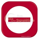 Autocollant Vinylopicto Accès Interdit