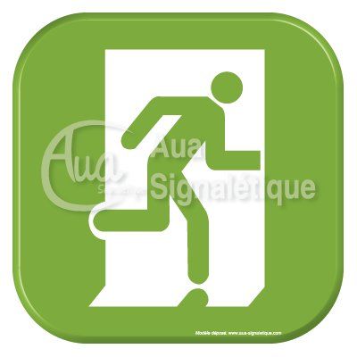 Autocollant Vinylopicto Issue de secours
